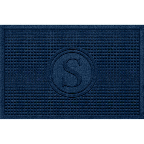 Matterly Waterhog Squares Monogram Indoor Outdoor Doormat & Reviews